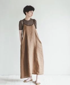 FOG LINEN WORK EUROPE Women's Clothing Piper Dress Biscuit