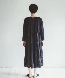 FOG LINEN WORK EUROPE Women's Clothing Aria Dress Black
