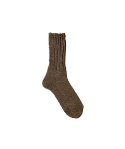 Fog Linen Work Accessories Linen-Cotton Socks Khaki