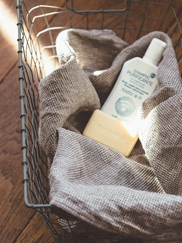 Fog Linen Work Washed Waffle Throw Grey Bed & Bath 3 Fog Linen Work Washed Waffle Throw Grey Bed & Bath